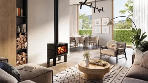 Blaze Z2 Legs Freestanding Woodheater