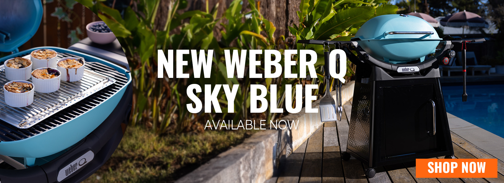 New Weber Q Sky Blue - Available Now